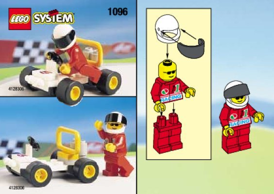 Instrucciones de Construcción - LEGO - 1096 - 6400 RACE BUGGY (NBD): Page 1