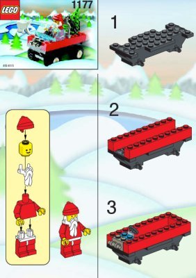 Instrucciones de Construcción - LEGO - 1177 - SANTA'S TRUCK: Page 1