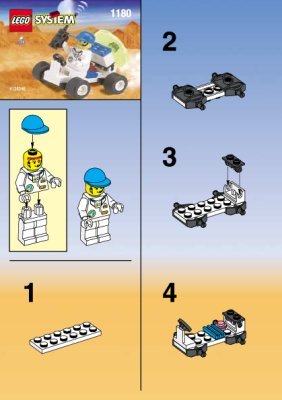 Instrucciones de Construcción - LEGO - 1180 - RADAR CAR: Page 1