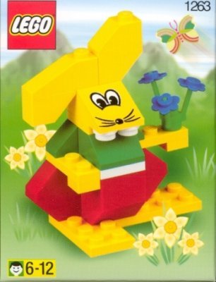 Instrucciones de Construcción - LEGO - 1263 - EASTER BUNNY WITH FLOWER: Page 1