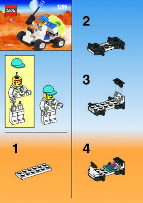 Instrucciones de Construcción - LEGO - 1265 - MOON BUGGY (OLD 1180): Page 1