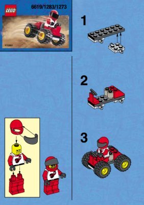 Instrucciones de Construcción - LEGO - 1273 - ROUGH RIDER (OLD 6619): Page 1