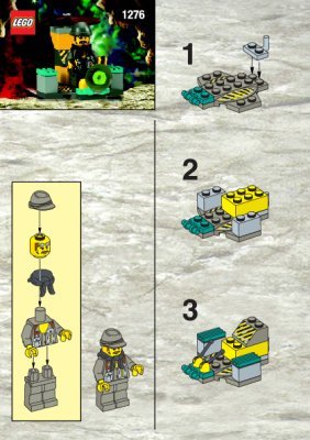 Instrucciones de Construcción - LEGO - 1276 - HELICOPTER: Page 1