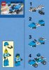 Instrucciones de Construcción - LEGO - 1282 - BLUE RACER: Page 1