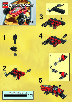 Instrucciones de Construcción - LEGO - 1290 - VOLCANO CLIMBER: Page 1