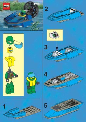 Instrucciones de Construcción - LEGO - 1295 - HOVERCRAFT: Page 1