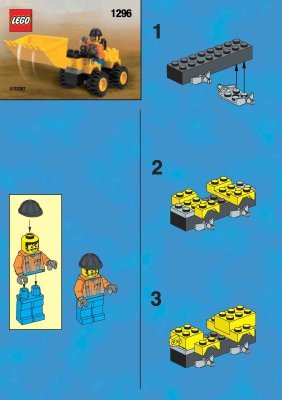 Instrucciones de Construcción - LEGO - 1296 - EXCAVATOR: Page 1