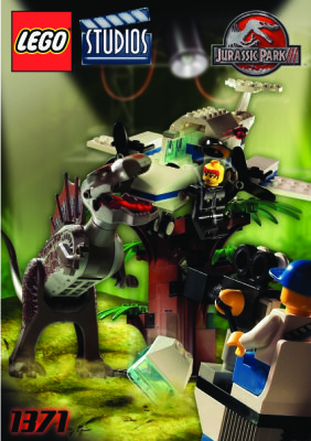 Instrucciones de Construcción - LEGO - 1371 - Spinosaurus Attack Studio: Page 1