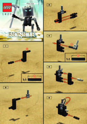 Instrucciones de Construcción - LEGO - 1420 - NUJU: Page 1