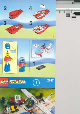 Instrucciones de Construcción - LEGO - 2147 - INFLIGHT DRAGON FLY: Page 1