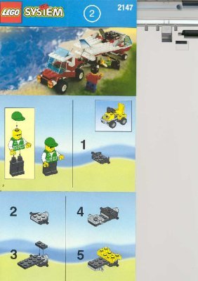 Instrucciones de Construcción - LEGO - 2147 - INFLIGHT DRAGON FLY: Page 1