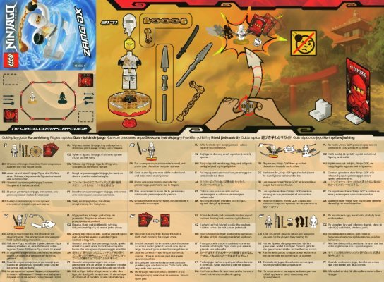 Instrucciones de Construcción - LEGO - 2171 - Zane DX: Page 1