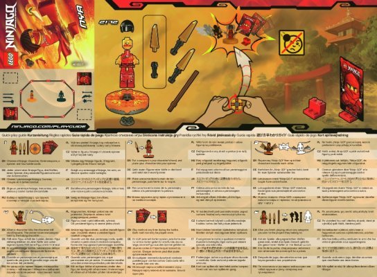 Instrucciones de Construcción - LEGO - 2172 - Nya: Page 1