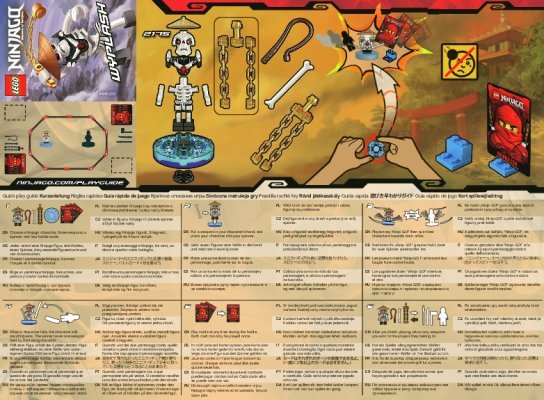 Instrucciones de Construcción - LEGO - 2175 - Wyplash: Page 1