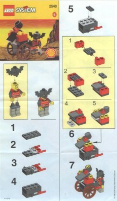 Instrucciones de Construcción - LEGO - 2540 - BATLORD W. WAGGON: Page 1