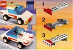 Instrucciones de Construcción - LEGO - 2880 - WHITE SPORTS CAR: Page 1