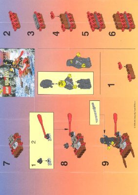 Instrucciones de Construcción - LEGO - 3017 - PG1 CASTLE 2: Page 1