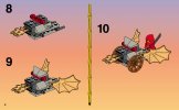 Instrucciones de Construcción - LEGO - 3051 - RED DRAGON'S ATTACK: Page 4