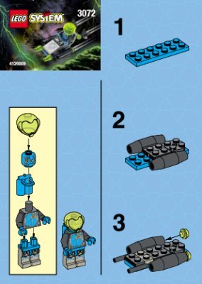 Instrucciones de Construcción - LEGO - 3072 - SPEED BUZZER: Page 1