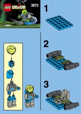 Instrucciones de Construcción - LEGO - 3073 - SWARM INTRUDER: Page 1