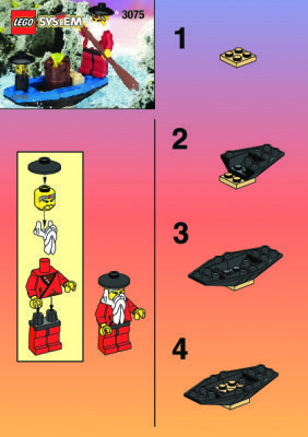 Instrucciones de Construcción - LEGO - 3075 - NINJA MASTER BOAT: Page 1