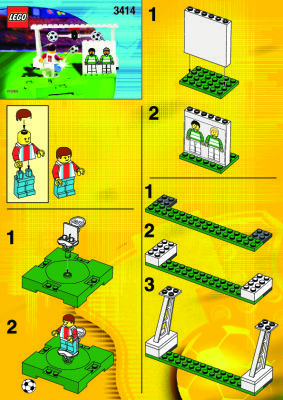 Instrucciones de Construcción - LEGO - 3414 - PRECISION SHOOTOING: Page 1