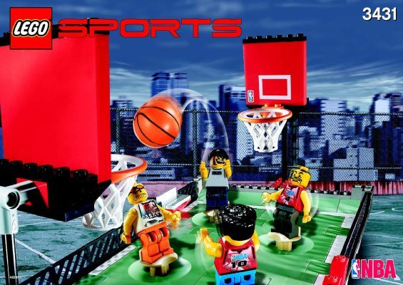 Instrucciones de Construcción - LEGO - 3431 - Streetball 2 vs. 2: Page 1