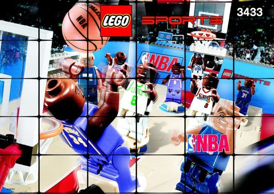 Instrucciones de Construcción - LEGO - 3433 - The Ultimate NBA Arena: Page 1