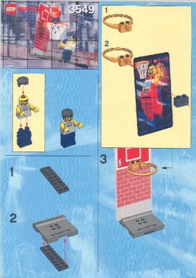 Instrucciones de Construcción - LEGO - 3549 - Practice Shooting: Page 1