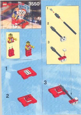 Instrucciones de Construcción - LEGO - 3550 - Jump & Shoot: Page 1