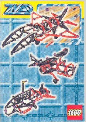 Instrucciones de Construcción - LEGO - 3551 - RED JET PLANE: Page 1