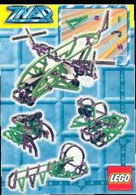 Instrucciones de Construcción - LEGO - 3552 - GREEN HELICOPTER W. MOTOR: Page 1