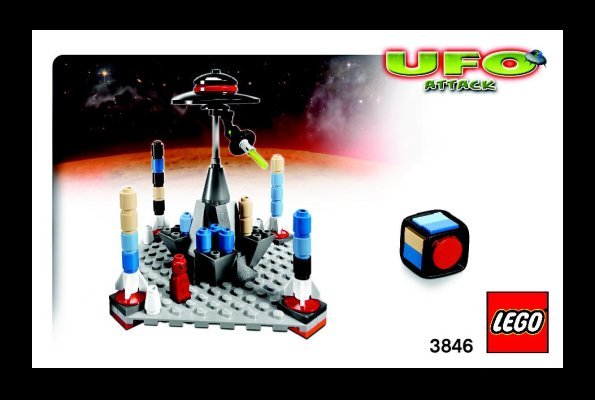 Instrucciones de Construcción - LEGO - 3846 - UFO Attack: Page 1