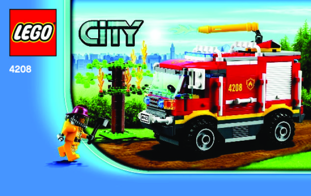 Instrucciones de Construcción - LEGO - 4208 - 4x4 Fire Truck: Page 1