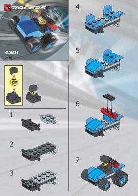 4301 - Blue LEGO® Car