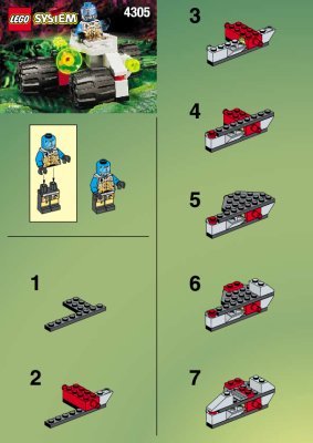 Instrucciones de Construcción - LEGO - 4305 - SPACE SCAVENGER ( 6818): Page 1