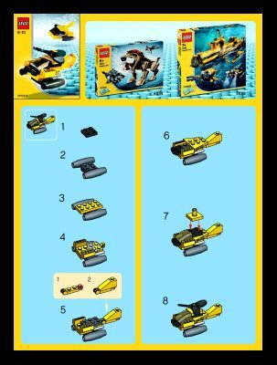 Instrucciones de Construcción - LEGO - 4348 - Planes: Page 1