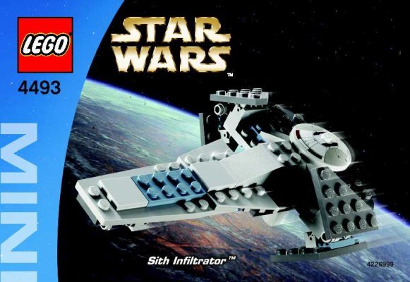 Instrucciones de Construcción - LEGO - 4493 - MINI Sith Infiltrator™: Page 1