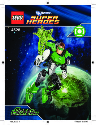 Instrucciones de Construcción - LEGO - 4528 - Green Lantern: Page 1