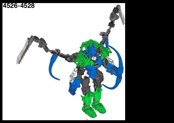 Instrucciones de Construcción - LEGO - 4528 - Green Lantern: Page 1