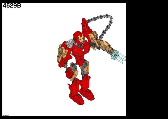 Instrucciones de Construcción - LEGO - 4529 - Iron Man™: Page 1