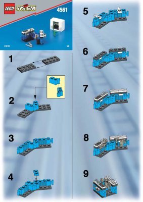 Instrucciones de Construcción - LEGO - 4561 - Fast Passenger Train Set: Page 1