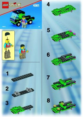 Instrucciones de Construcción - LEGO - 4561 - Fast Passenger Train Set: Page 1