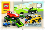 Instrucciones de Construcción - LEGO - 4635 - Fun with Vehicles: Page 1