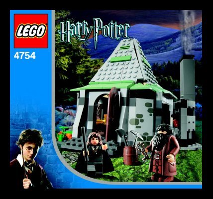 Instrucciones de Construcción - LEGO - 4754 - Hagrid's Hut: Page 1