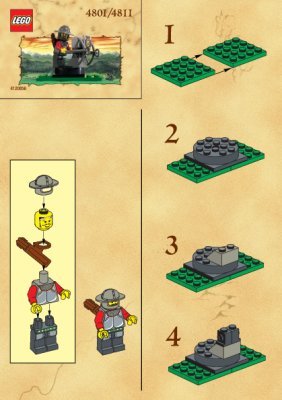 Instrucciones de Construcción - LEGO - 4811 - DEFENCE ARCHER: Page 1