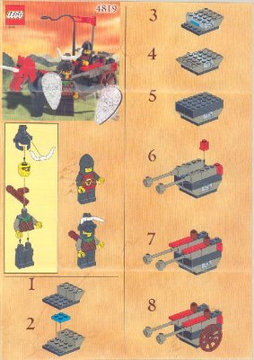 Instrucciones de Construcción - LEGO - 4819 - REBEL CHARIOT: Page 1