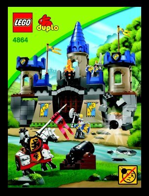 Instrucciones de Construcción - LEGO - 4864 - Castle: Page 1