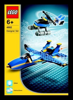 Instrucciones de Construcción - LEGO - 4882 - Speed Wings: Page 1