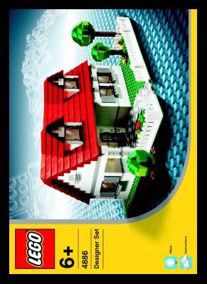 Instrucciones de Construcción - LEGO - 4886 - Buildings: Page 1